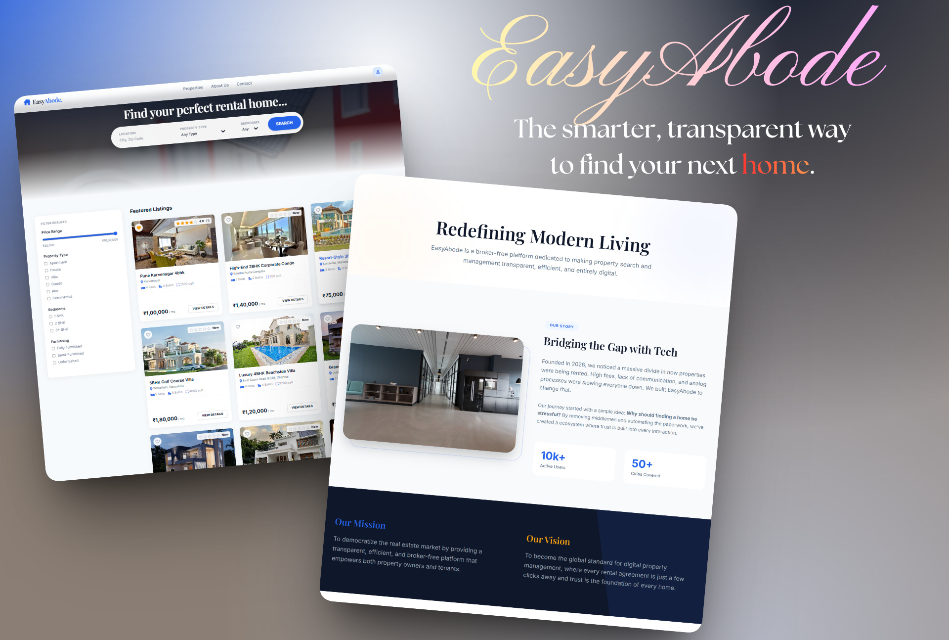 EasyAbode Portal Preview